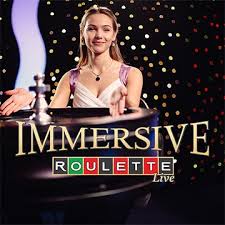Immersive Roulette slot logo by Evolution at Bdmbet