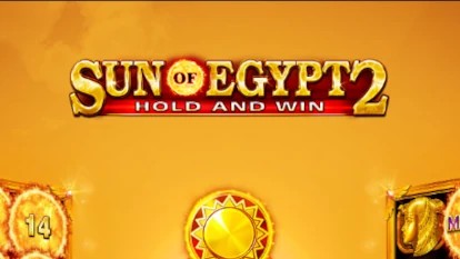 Official Slots logo: Sun of Egypt 2: Hold and Win by Booongo at Bdmbet